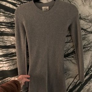 Ribbed bodycon aritzia dress